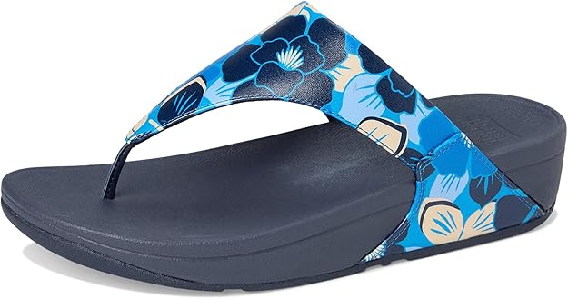 FitFlop Womens Lulu Flowerz Leather Midnight Navy Mix – Island Comfort  Footwear Fashion