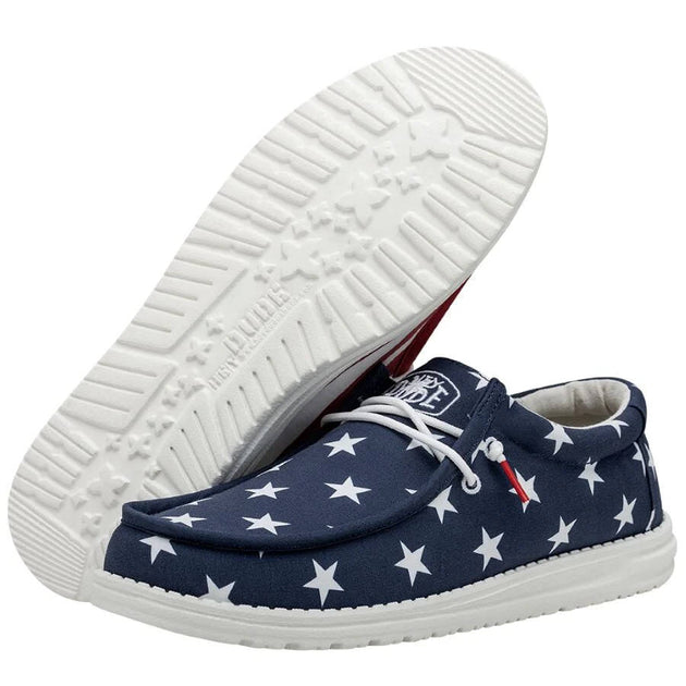Sanuk, Shoes, Sanuk Slip On Americana Usa Flag Boat Shoes Womens Sz 8