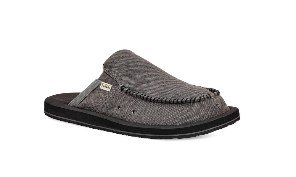 Sanuk mens Men's You Got My Back Iii Slipper, Dark