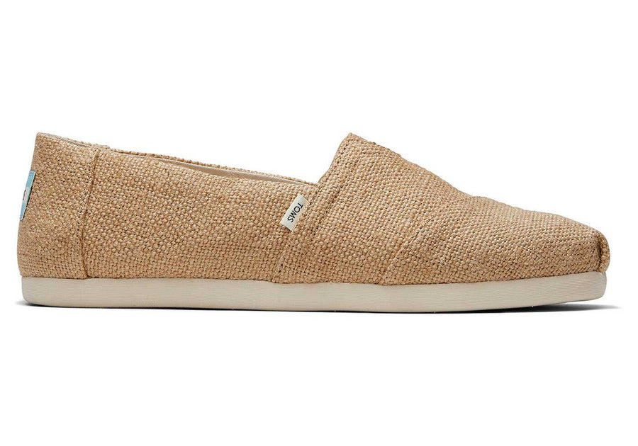 Women's natural hot sale burlap toms