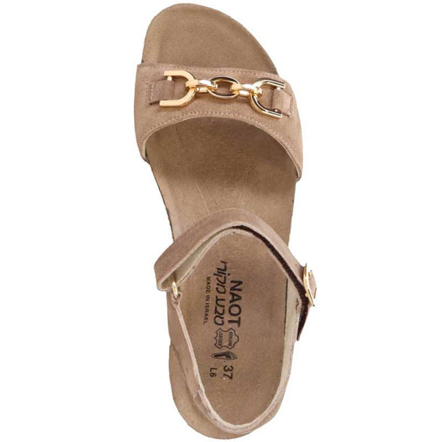 Naot Womens Aubrey Almond Suede Bark Nubuck – Island Comfort