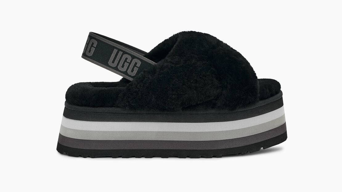 UGG Womens Disco Knot Slide Black