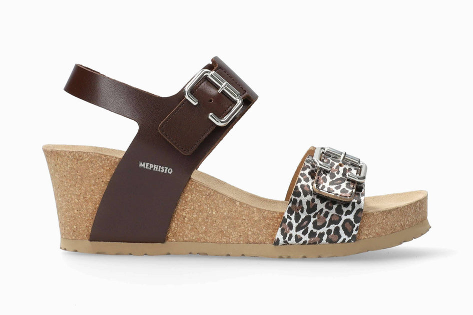 Mephisto hot sale leopard sandals