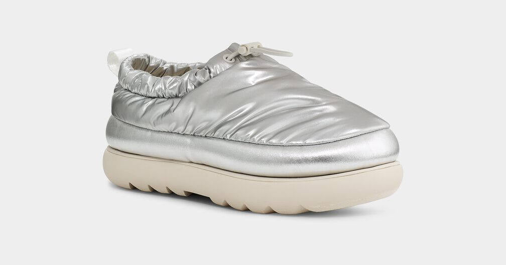 UGG Womens Maxi Clog Metallic Silver