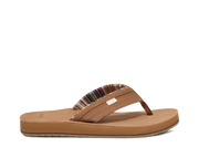 Sanuk Mens Ziggy Suede Dark Tan