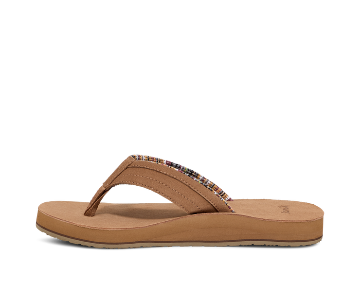 Sanuk Mens Ziggy Suede Dark Tan