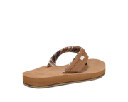 Sanuk Mens Ziggy Suede Dark Tan