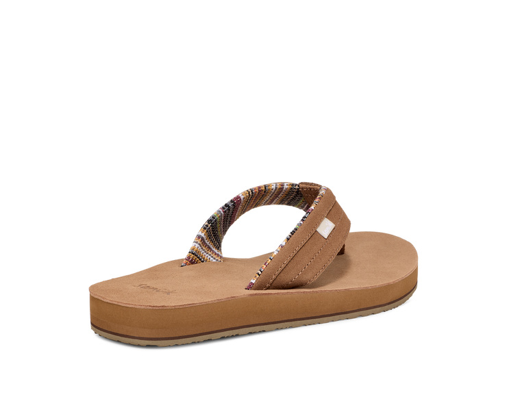 Sanuk Mens Ziggy Suede Dark Tan