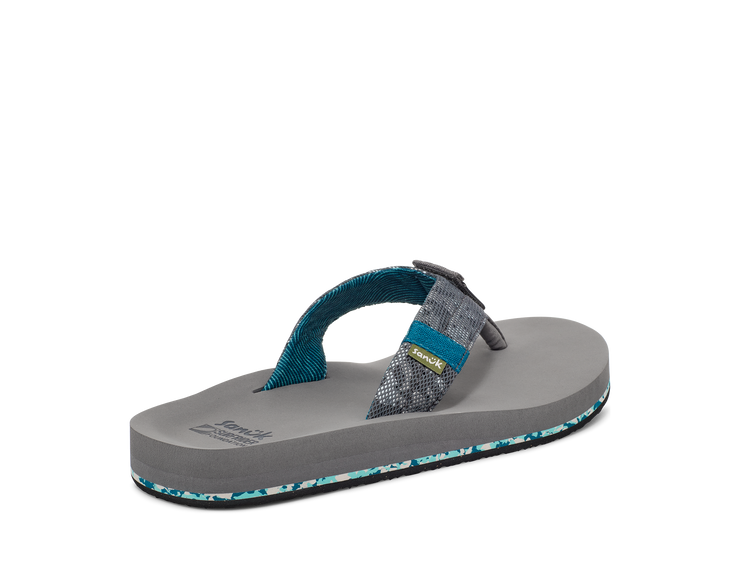 Sanuk Mens Ziggy Switchfit X Surfrider Grey