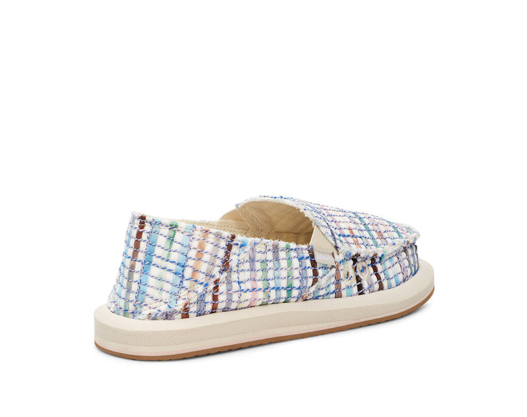 Sanuk Womens Donna Watercolor Blue Multi