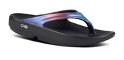 OOFOS Womens Oolala Luxe Midnight Spectre