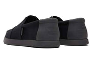 Toms Mens Alp Fwd Black Waxed Canvas Synthetic Trim