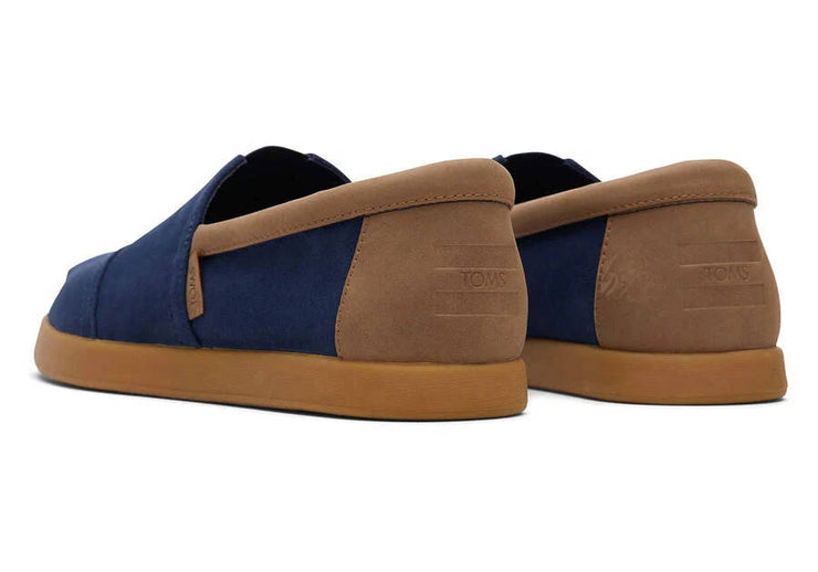 Toms Mens Alp Fwd Navy Brushed Twill Nubuck Synthetic Trim