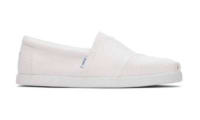 Toms Mens Alp Fwd White Recycled Cotton Canvas