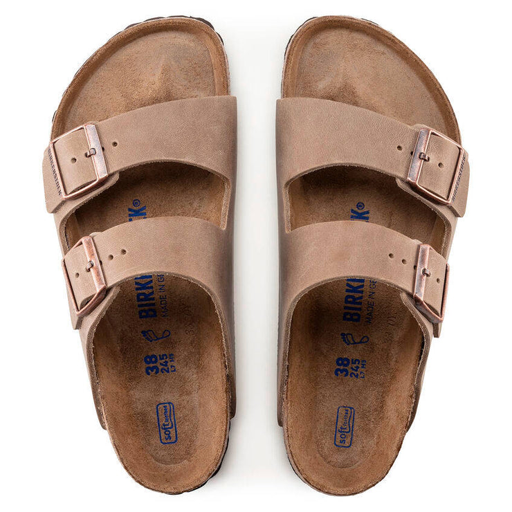 Birkenstock Arizona Soft Footbed Oiled Leather Tobacco Brown (Unisex)