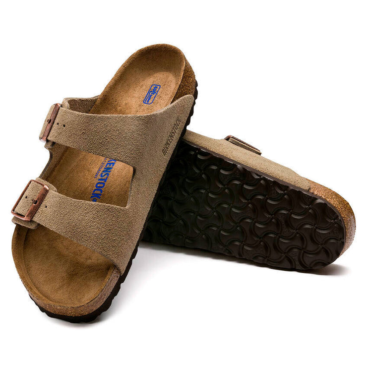 Birkenstock Arizona Soft Footbed Suede Leather Taupe (Unisex)