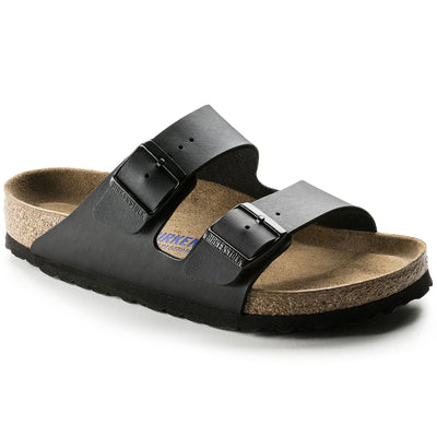 Birkenstock Arizona Soft Footbed Birko Flor Black