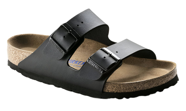 Birkenstock Arizona Soft Footbed Birko Flor Black