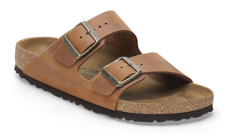 Birkenstock Arizona Unisex Oiled Leather Cognac