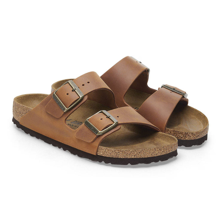 Birkenstock Arizona Unisex Oiled Leather Cognac