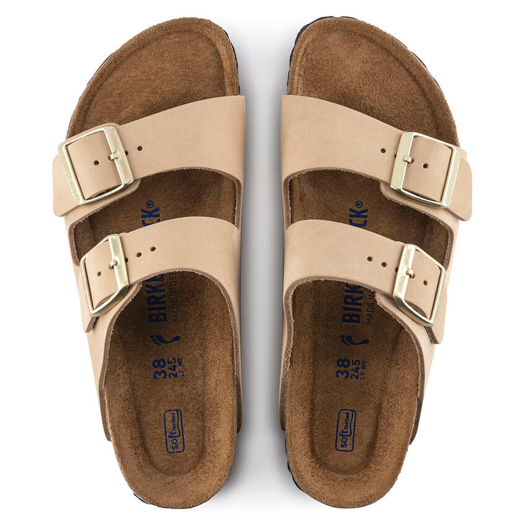 Birkenstock Womens Arizona Soft Footbed BS Sandcastle