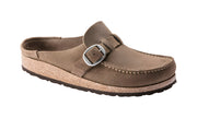 Birkenstock Womens Buckley Suede Leather Grey Taupe