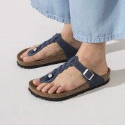 Birkenstock Womens Gizeh Braided Navy