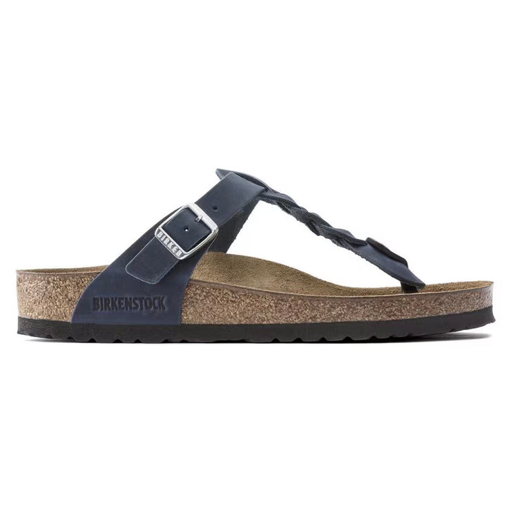 Birkenstock Womens Gizeh Braided Navy