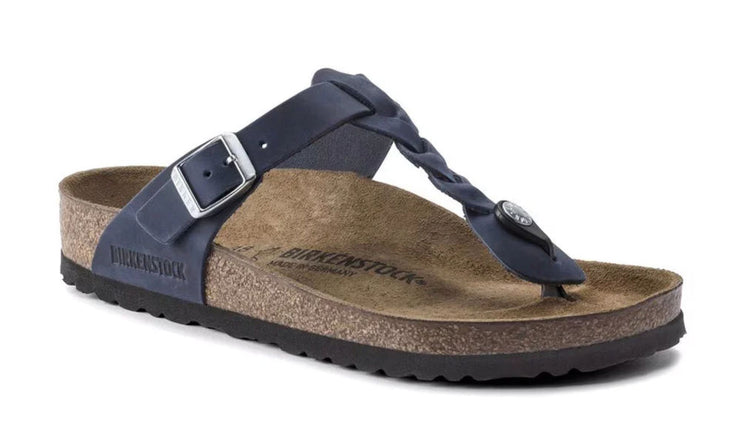 Birkenstock Womens Gizeh Braided Navy