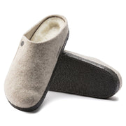Birkenstock Womens Zermatt Shearling Wool Felt Eggnog 