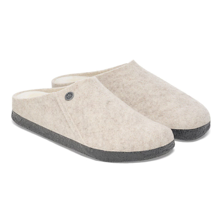Birkenstock Womens Zermatt Shearling Wool Felt Eggnog 