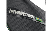 Havaianas Mens Brazil Logo Black Black