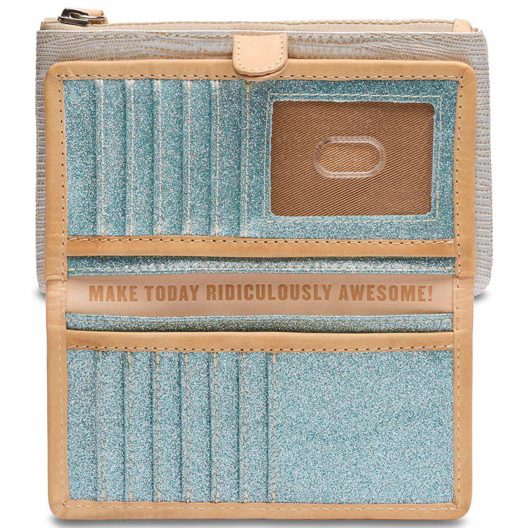 Consuela Slim Wallet Celeste