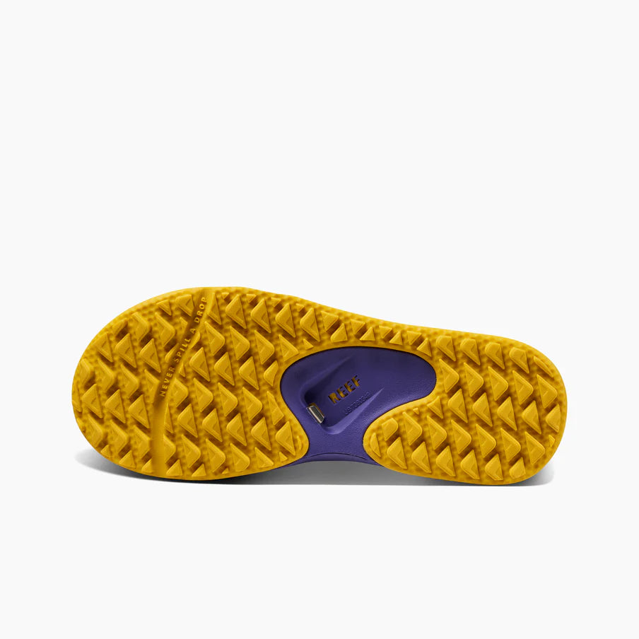 Reef Mens Fanning Pregame Purple Gold – Island Comfort Footwear
