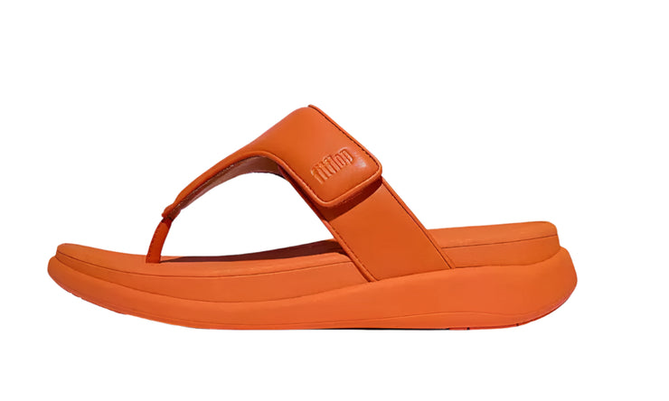 FitFlop Womens F-Mode Go Adjustable Flatform Toe-Post Satsuma