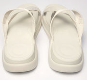 FitFlop Womens F-Mode Go Webbing Flatform Sling Toe Post Pairs Beige
