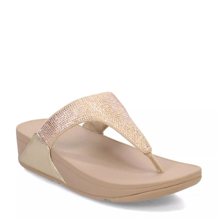 FitFlop Womens LuLu Toe-Post Sandals Latte Beige