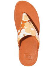FitFlop Womens Lulu Flowerz Leather Peachy Mix