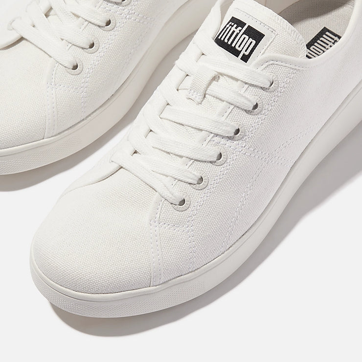 FitFlop Womens Rally Canvas Urban White