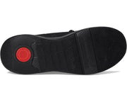 FitFlop Womens Super Q Knit Slip on Laced Sneaker All Black