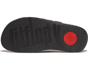 FitFlop Womens Surfa Multi Tone Webbing Toe Post Black