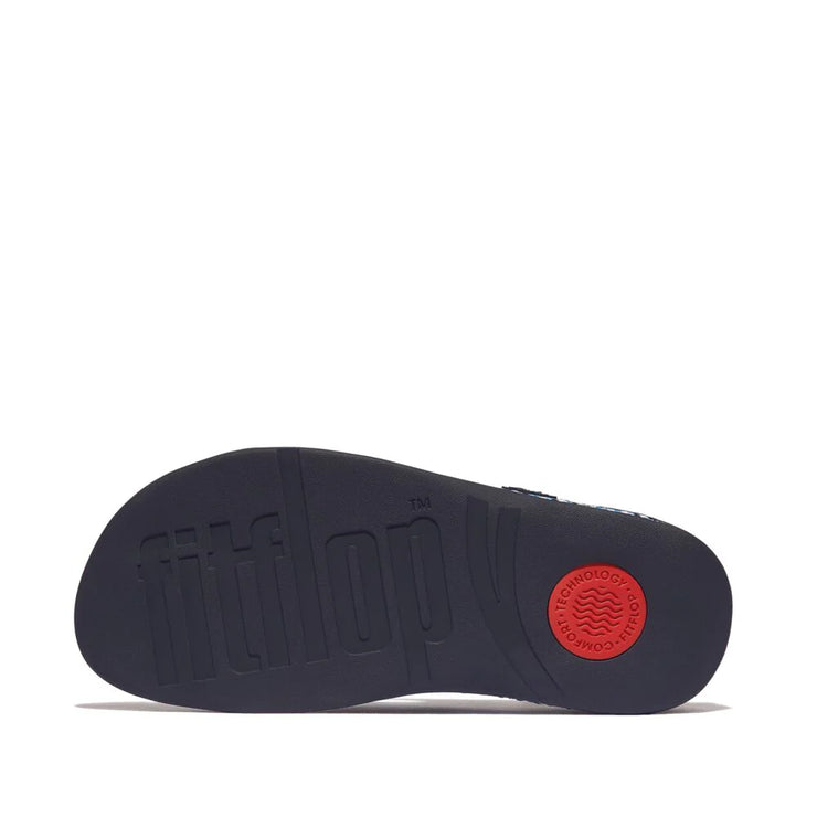 FitFlop Womens Surfa Multi Tone Webbing Toe Post Midnight Navy