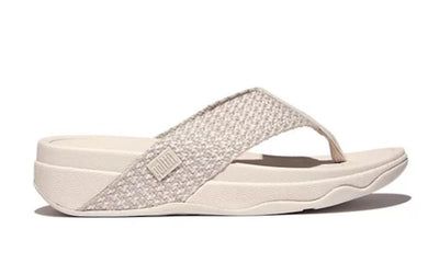 FitFlop Womens Surfa Multi Tone Webbing Toe Post Paris Beige 