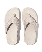 FitFlop Womens Surfa Multi Tone Webbing Toe Post Paris Beige 