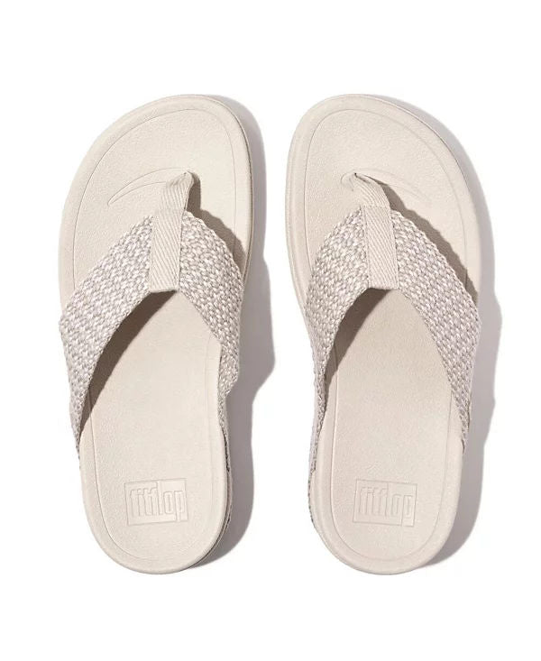 FitFlop Womens Surfa Multi Tone Webbing Toe Post Paris Beige 