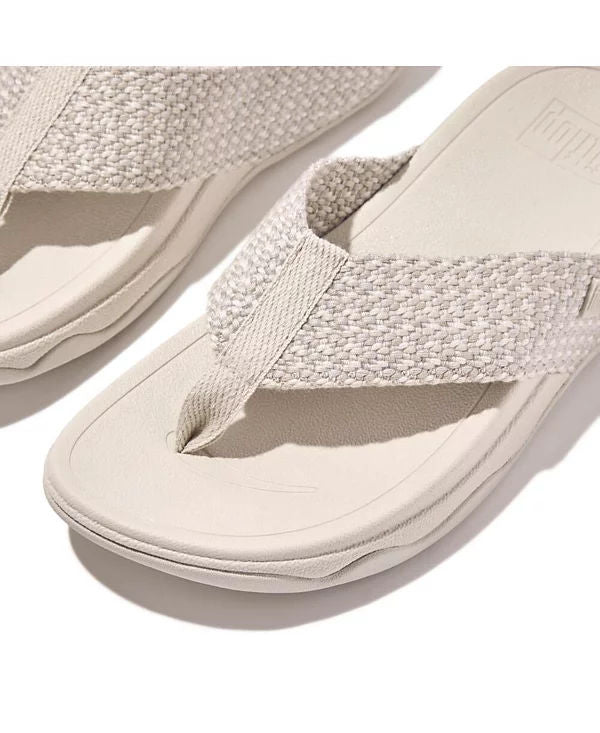 FitFlop Womens Surfa Multi Tone Webbing Toe Post Paris Beige 