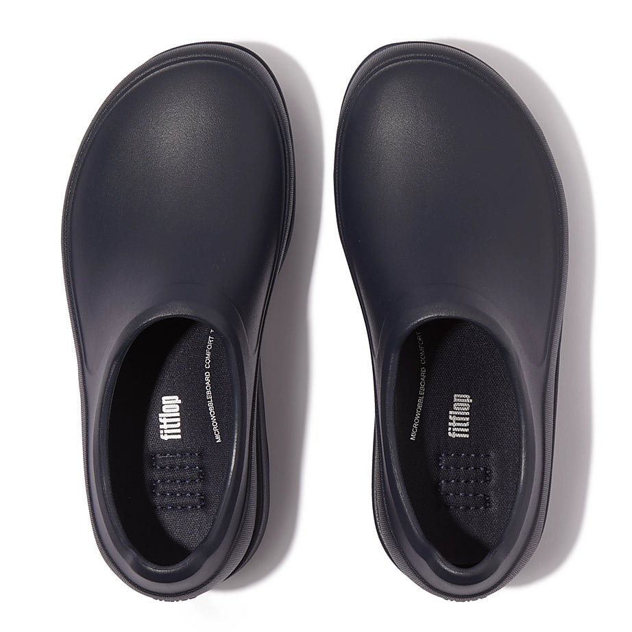 FitFlop Womens Work High Performance Professional Clogs Midnight Navy Island Comfort Footwear Fashion