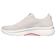 Skechers Womens Go Walk Arch Fit Crystal Waves Taupe Pink