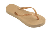 Havaianas Womens Slim Flatform Sandal Golden