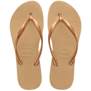 Havaianas Womens Slim Flatform Sandal Golden